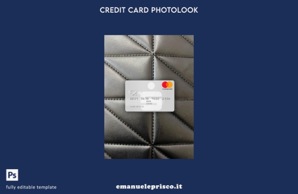 modello frontale photolook stile verificato Germania Sparkasse MasterCard